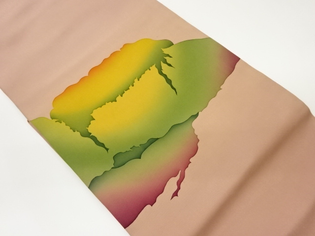 JAPANESE NAGOYA OBI / SHIOZE / ABSTRACT / ARTIST WORK